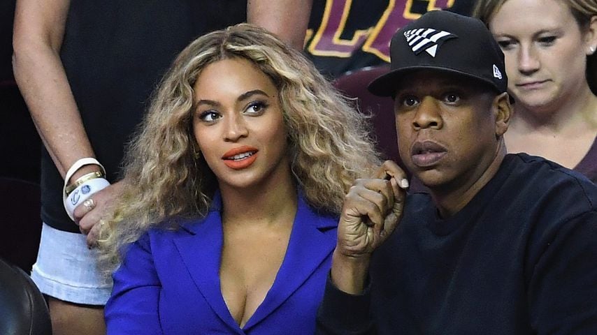 Beyoncé und Jay-Z bei einem Basketballspiel in Ohio