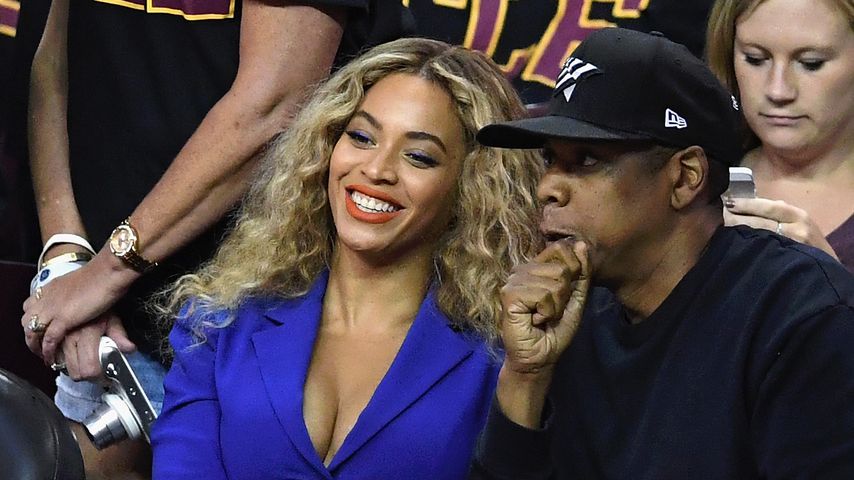Beyoncé und Jay-Z bei dem NFL-Finale 2016