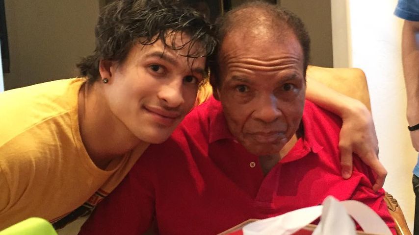 Biaggio Ali Walsh auf dem 74. Geburtstag von seinem Opa Muhammad Ali