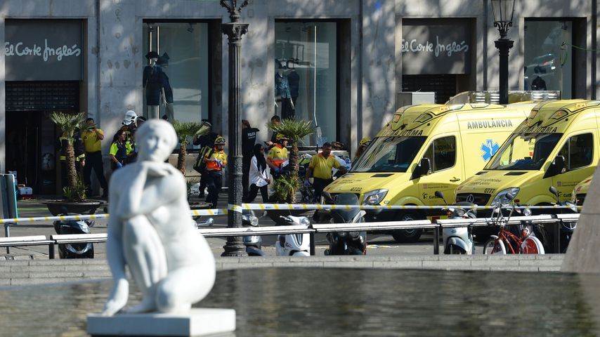 Die spanische Polizei nach dem Barcelona-Anschlag vom 17. August 2017