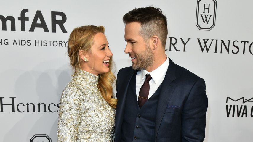 Blake Lively und Ryan Reynolds im Februar 2016 bei der AmfAR-Gala in New York