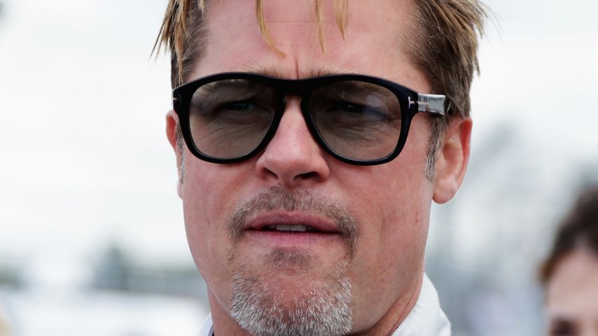 Brad Pitt bei einem 24-Stunden-Rennen in Frankreich
