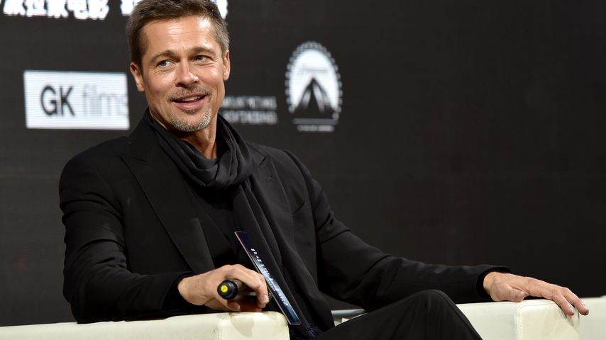 Brad Pitt bei der "Alied"-Pressekonferenz in Shanghai