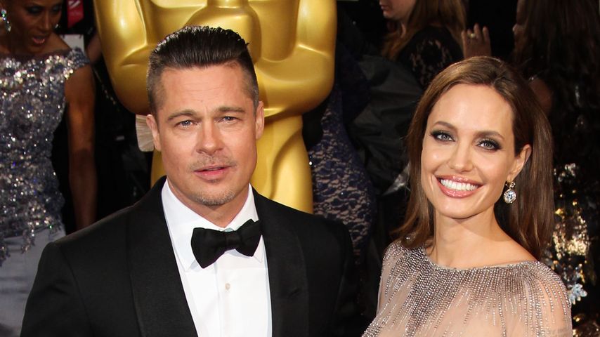 Brad Pitt und Angelina Jolie bei den Oscars im Jahr 2014