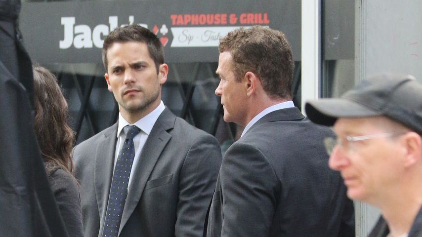 Brant Daugherty und Max Martini am "Fifty Shades Darker"-Set