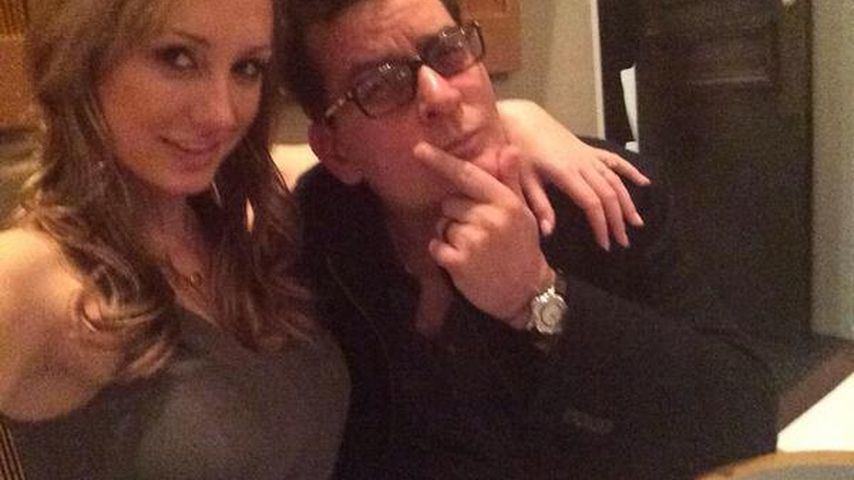 Charlie Sheen und Brett Rossi