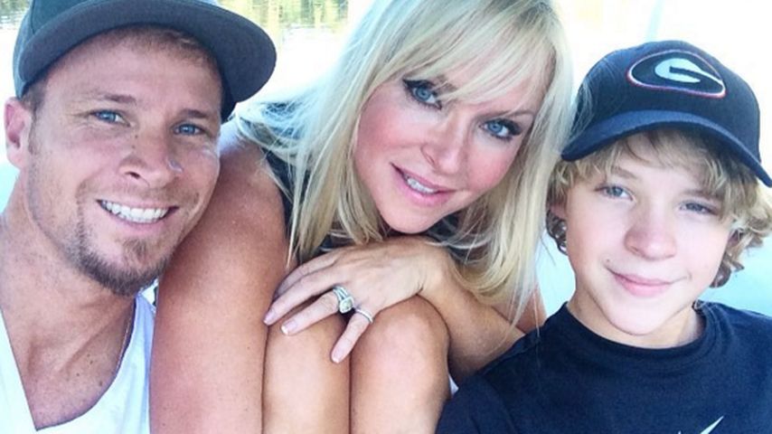 Brian Littrell, Leighanne Littrell und Baylee Littrell