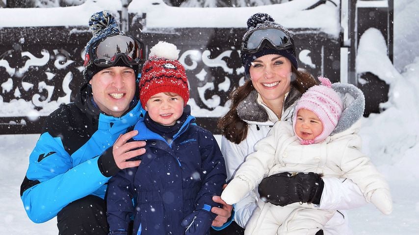 Herzogin Kate, Prinz William, Prinz George und Prinzessin Charlotte