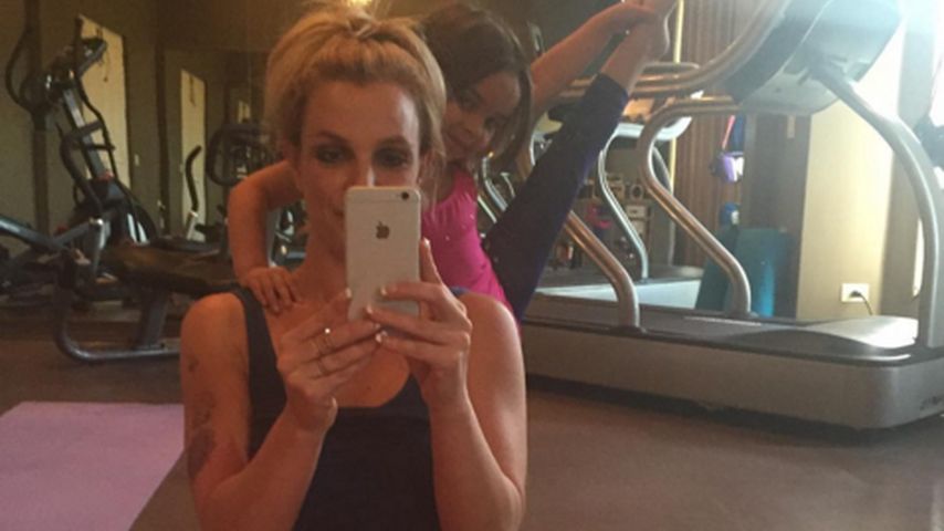 Britney Spears beim Fitness