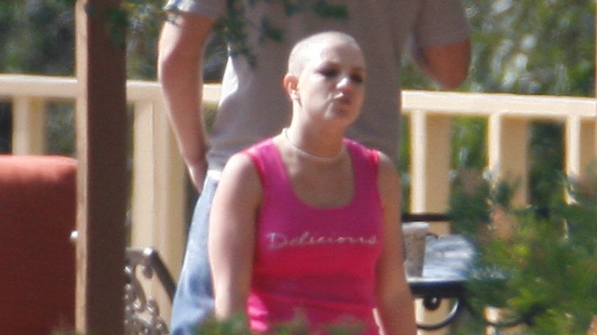 Britney Spears bei ihrem psychischen Absturz im Jahr 2007
