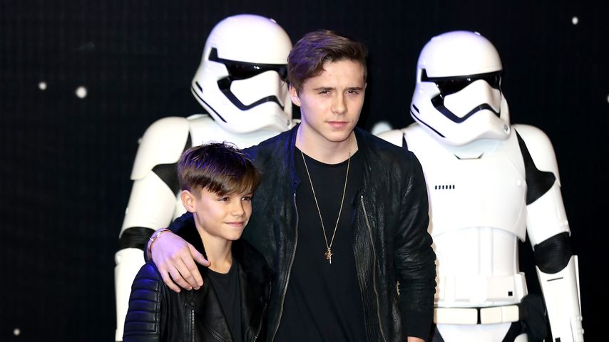 Brooklyn Beckham und Romeo Beckham