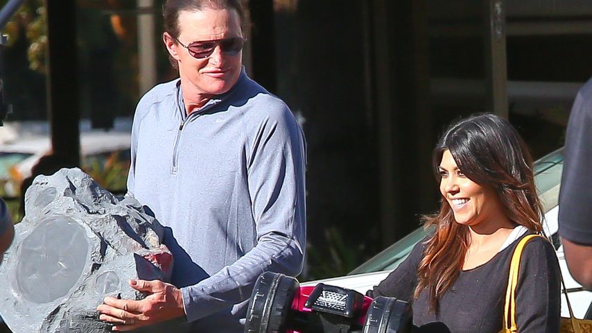 Kourtney Kardashian und Bruce Jenner
