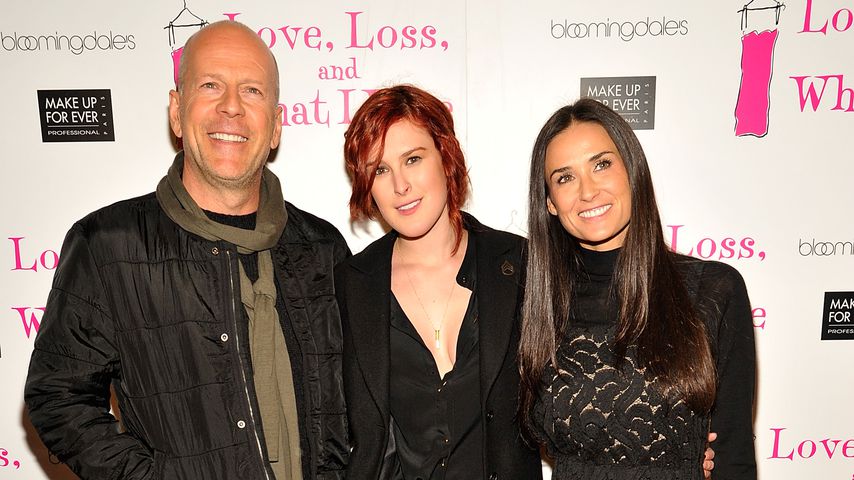 Bruce Willis, Rumer Willis und Demi Moore