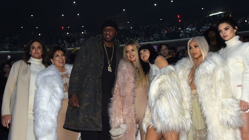 Caitlyn und Kris Jenner, Lamar Odom, Khloe Kardashian, Kylie Jenner, Kim Kardashian, Kendall Jenner