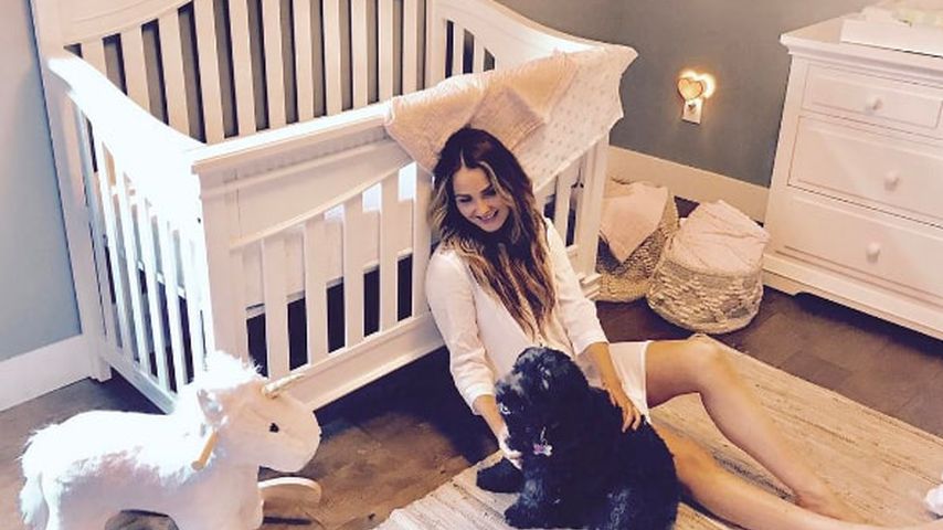 Camilla Luddington im Baby-Zimmer ihrer Tochter Hayden, Mai 2017