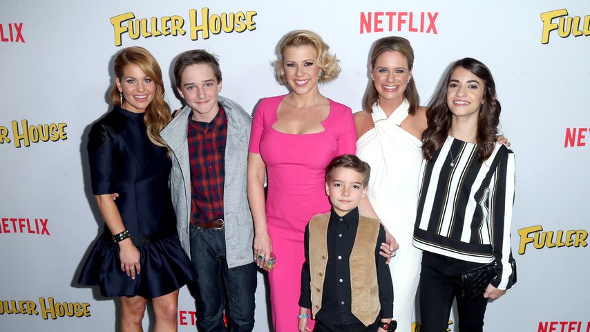 Candace Cameron-Bure, Michael Campion, Jodie Sweetin, Elias Harger, Andrea Barber und Soni Bringas