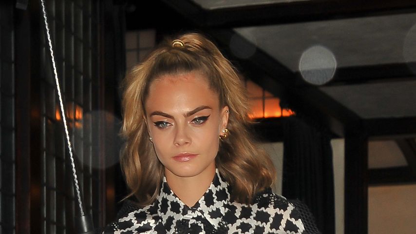 Cara Delevingne nach einem Pressetermin in New York