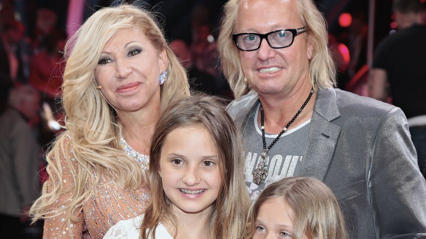 Carmen Geiss und Robert Geiss mit den Kindern bei "Let's Dance"