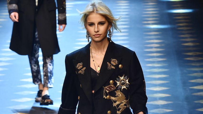 Caro Daur bei der "Dolce & Gabbana"-Show 2017