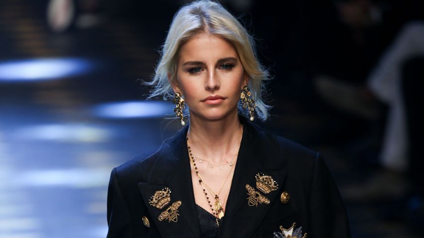 Caro Daur bei ihrem Lauf für "Dolce & Gabbana"
