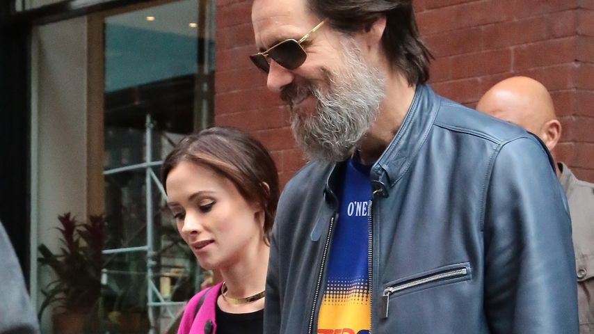 Cathriona White und Jim Carrey