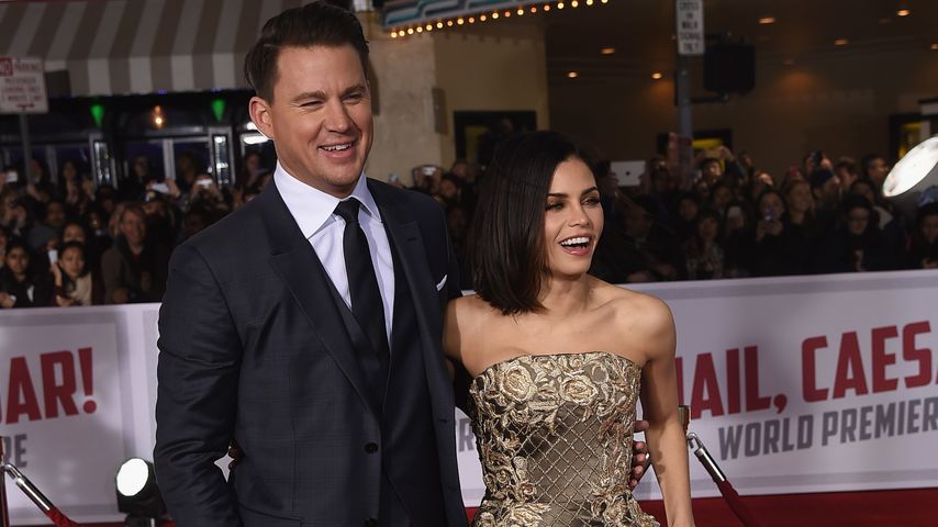 Channing und Jenna Tatum bei der "Hail, Caesar!"-Premiere in Westwood, Kalifornien