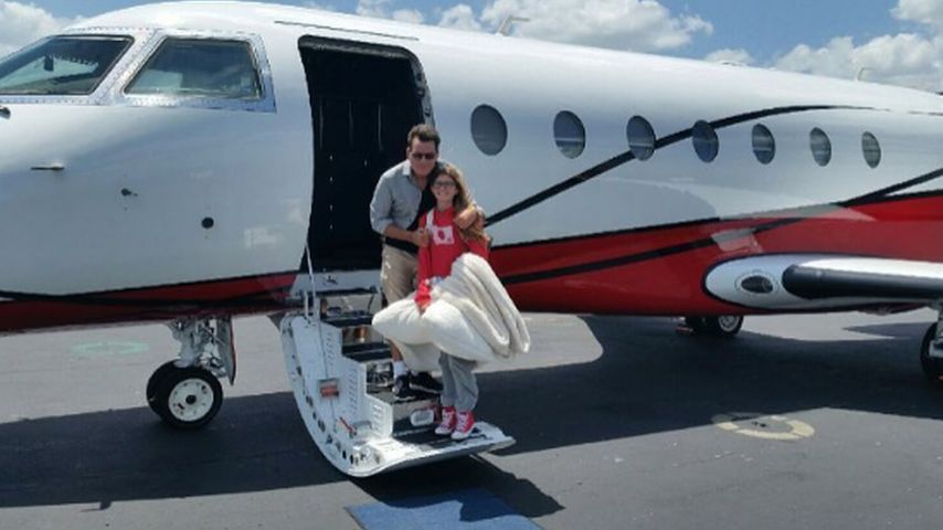Hollywood-Star Charlie Sheen und seine Tochter Sami
