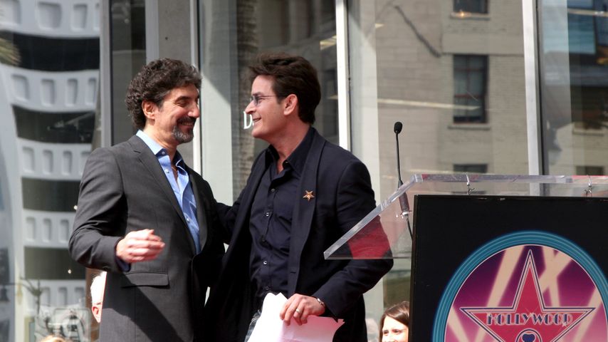 Charlie Sheen und Chuck Lorre