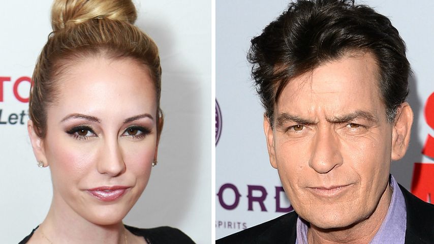 Charlie Sheen und Brett Rossi