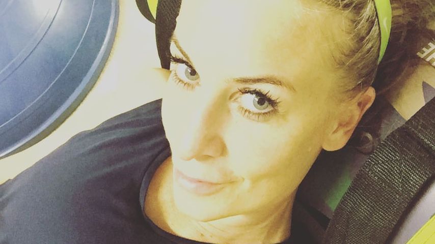 Charlotte Würdig im Fitnessstudio