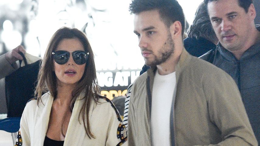 Cheryl Cole und Liam Payne am Flughafen Paris