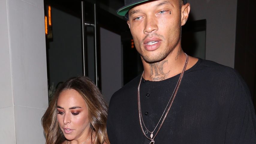 Chloe Green und Jeremy Meeks in Los Angeles im September 2017