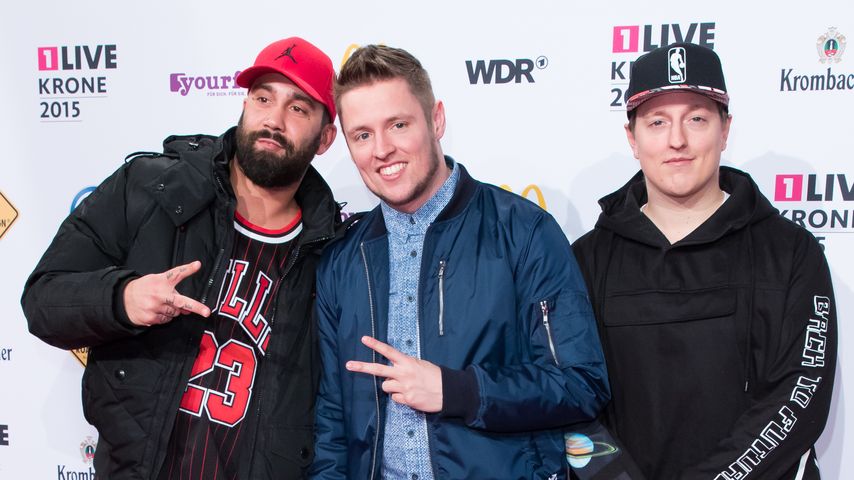 Chris, C-Bas und Phil bei der 1 Live Krone 2015 in Bochum