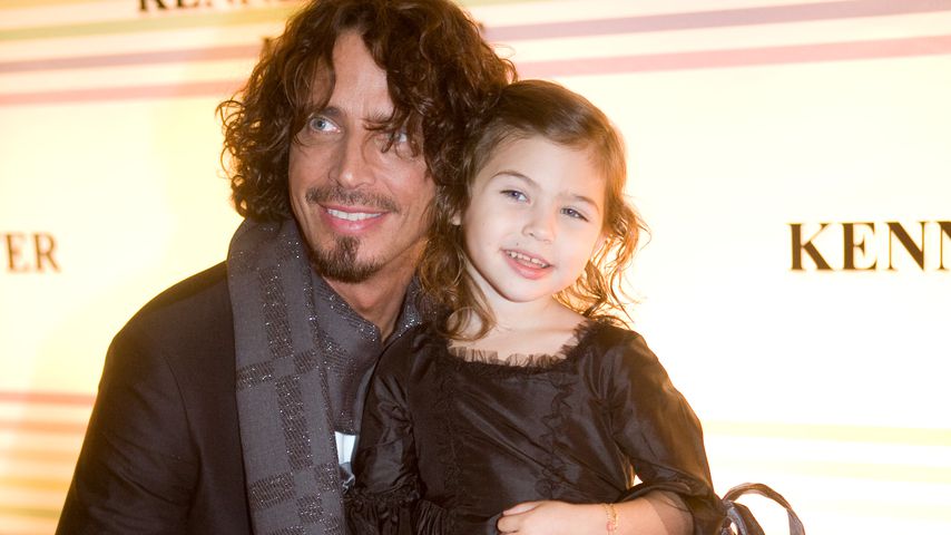 Chris Cornell mit seiner Tochter Toni, 2008