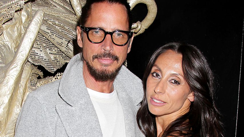 Chris Cornell und Vicky Karayiannis im April 2017