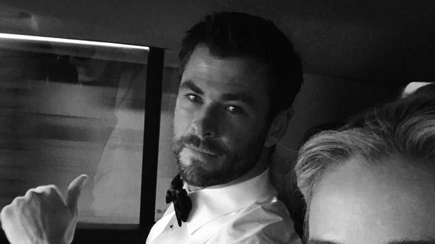 Chris Hemsworth und seine Frau Elsa Pataky auf den Weg zu den Golden Globes,Januar 2017