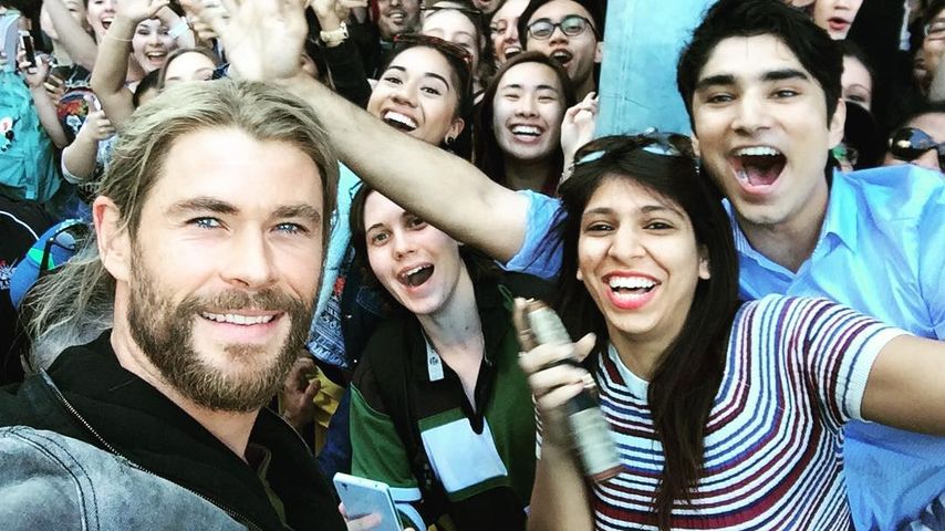 Chris Hemsworth in Brisbane, Australien