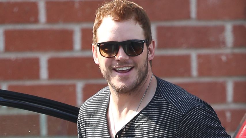 Chris Pratt auf dem Weg zur Kirche