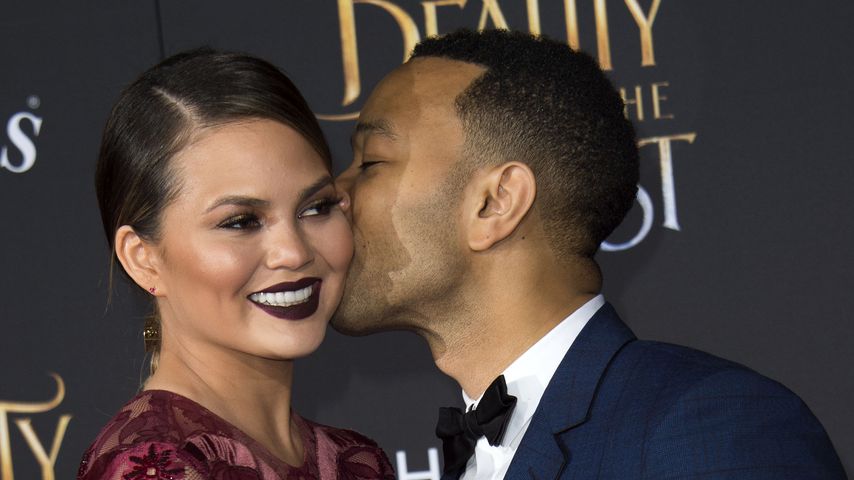 Chrissy Teigen und John Legend bei der "Die Schöne und das Biest"-Premiere