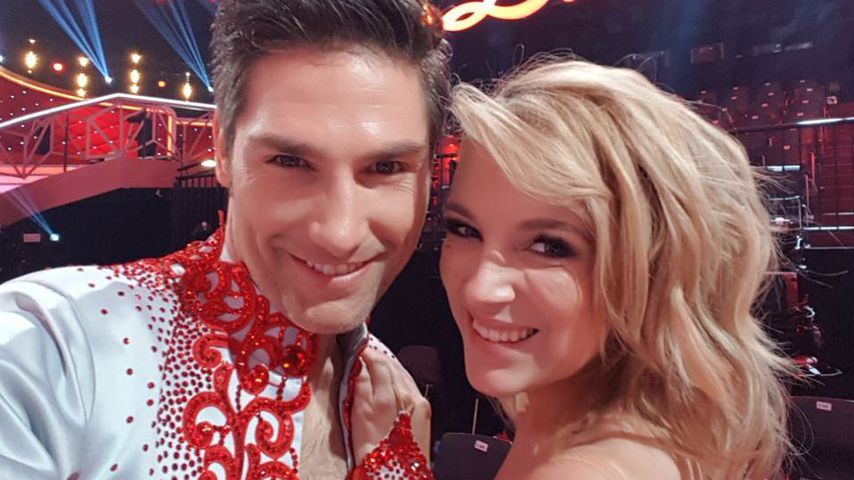 Christian Polanc und Iris Mareike Steen im "Let's Dance"-Studio