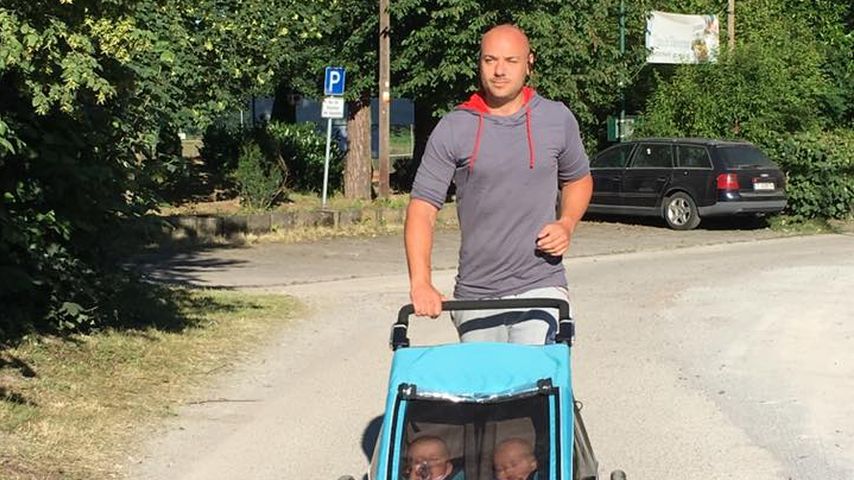 Christian Tews mit Marlena und Paulina
