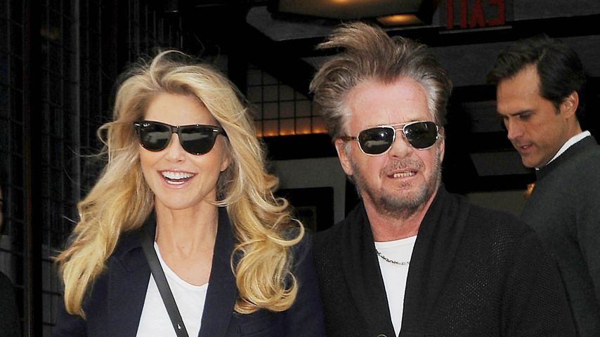 Christie Brinkley und John Mellencamp im Oktober 2015