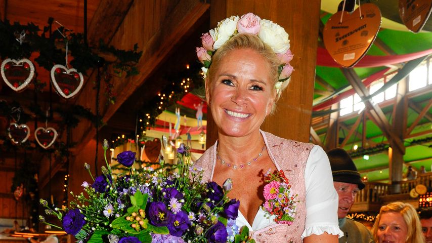 Claudia Effenberg auf der Wiesn