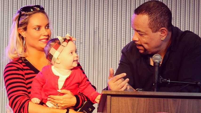 Coco, Ice-T und Töchterchen Chanel Nicole im November 2016