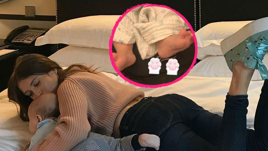 Süße Füße: So aktiv ist Cathy Hummels' Baby-Boy Ludwig schon