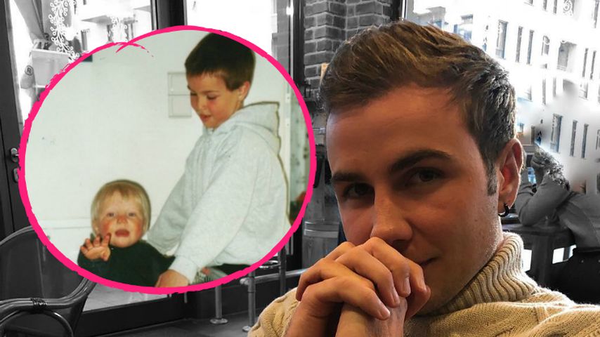 Zum B Day Seines Bruders Mario Gotze Teilt Sussen Throwback Promiflash De