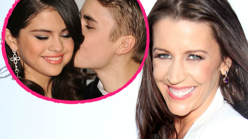 Selena Gomez mit Justin Bieber und Pattie Mallette