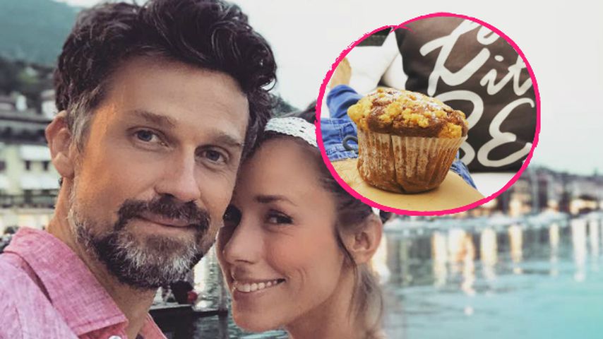 Mit einem Muffin bewaffnet: Wayne verteidigt seine Annemarie