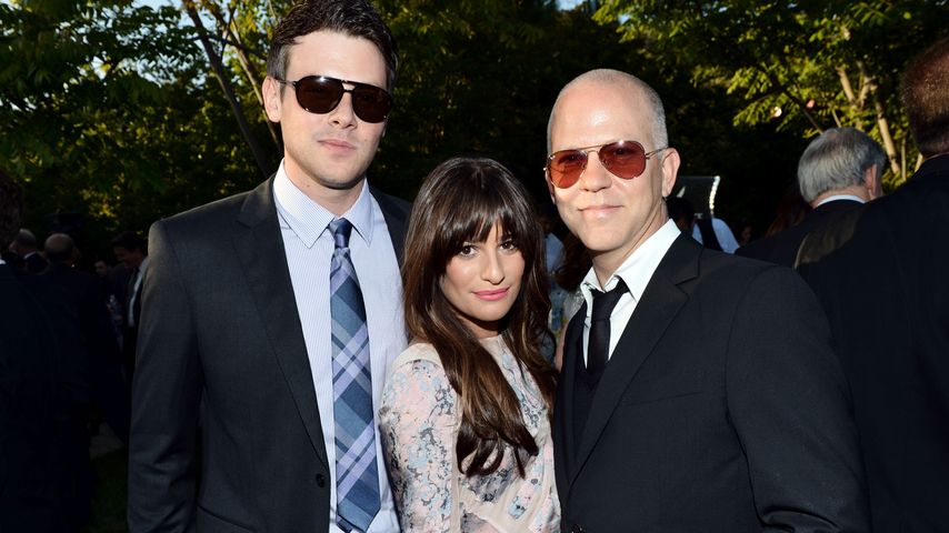 Cory Monteith, Lea Michele und Regisseur Ryan Murphy beim Butterfly Ball 2012
