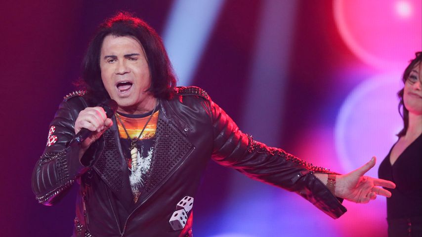 Costa Cordalis bei der Aufzeichnung der Show Hello Again in der Bodensee-Arena in Kreuzlingen